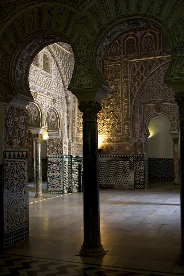 Inside the Alcazar of Seville Photograph by Lorraine Devon Wilke
