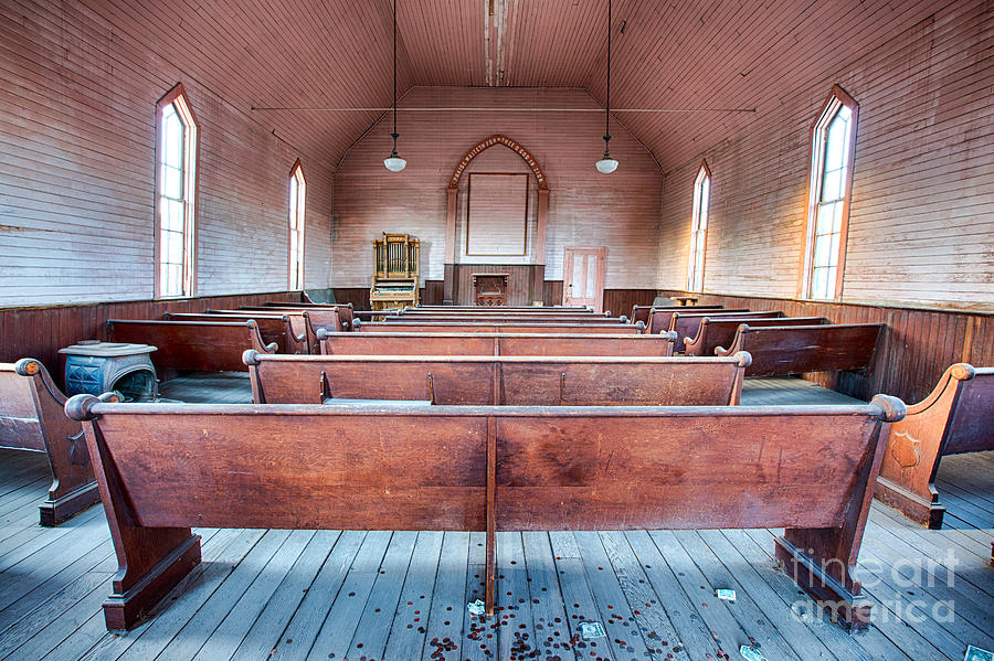 Inside The Bodie Church Photograph by Mimi Ditchie