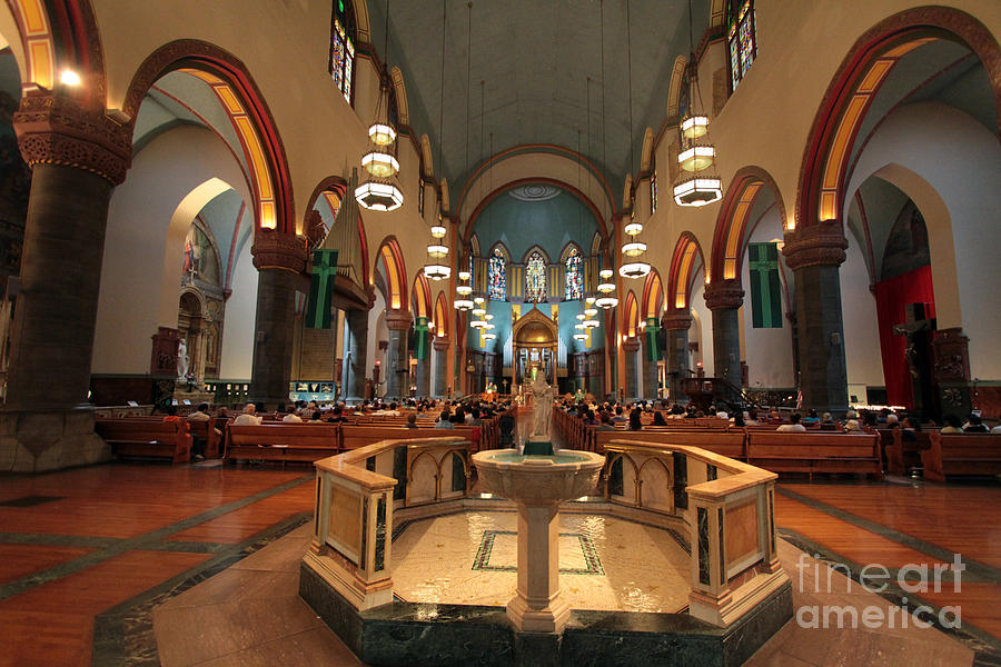 Inside The Church Of St Paul The Apostle Photograph by Steven Spak