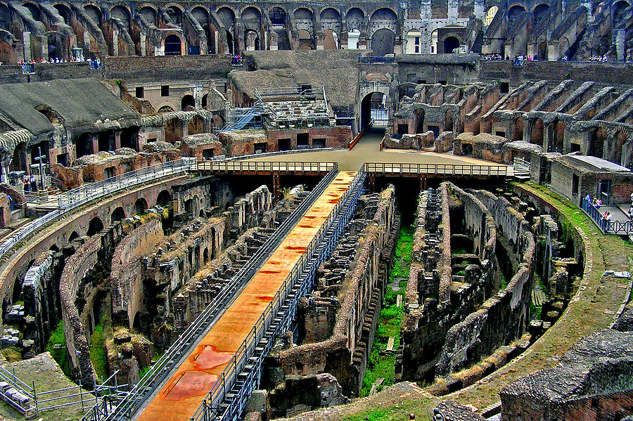 Inside the Colosseum I I Photograph by Caroline Stella