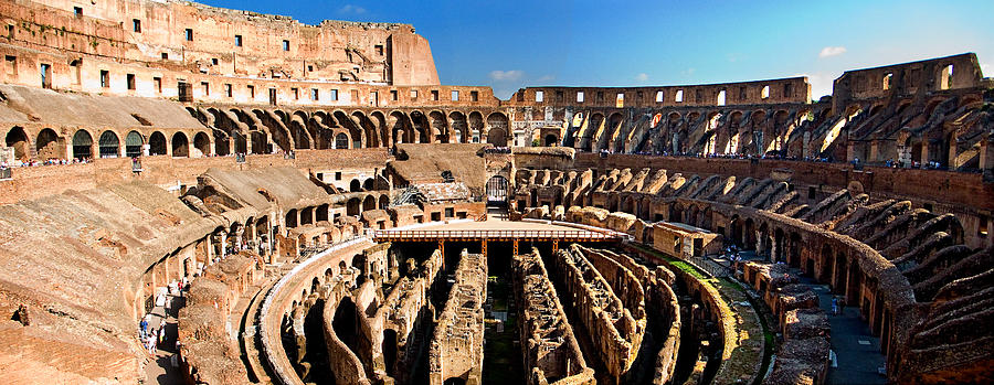 Inside the Colosseum Photograph by Weston Westmoreland