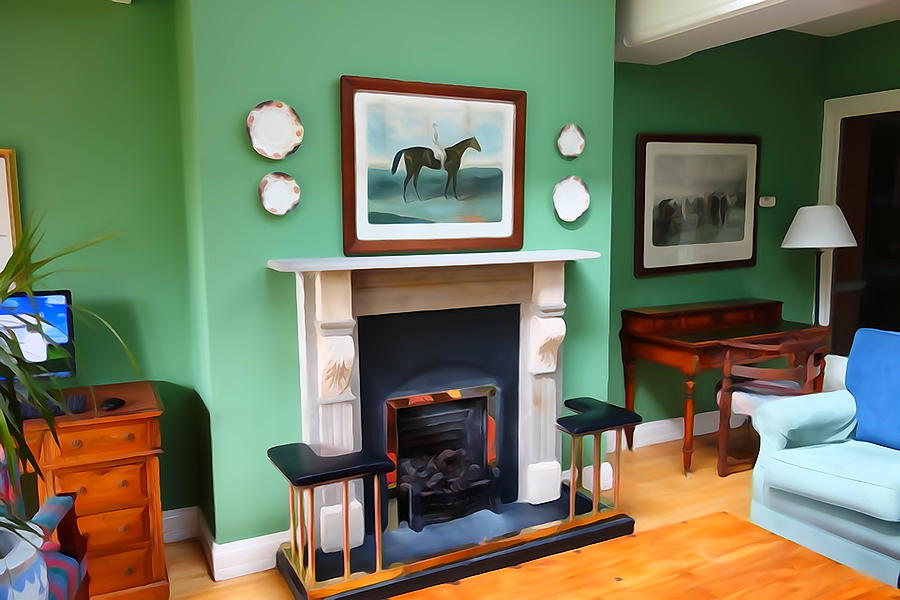 Adare Photograph - Inside the Manor by Norma Brock