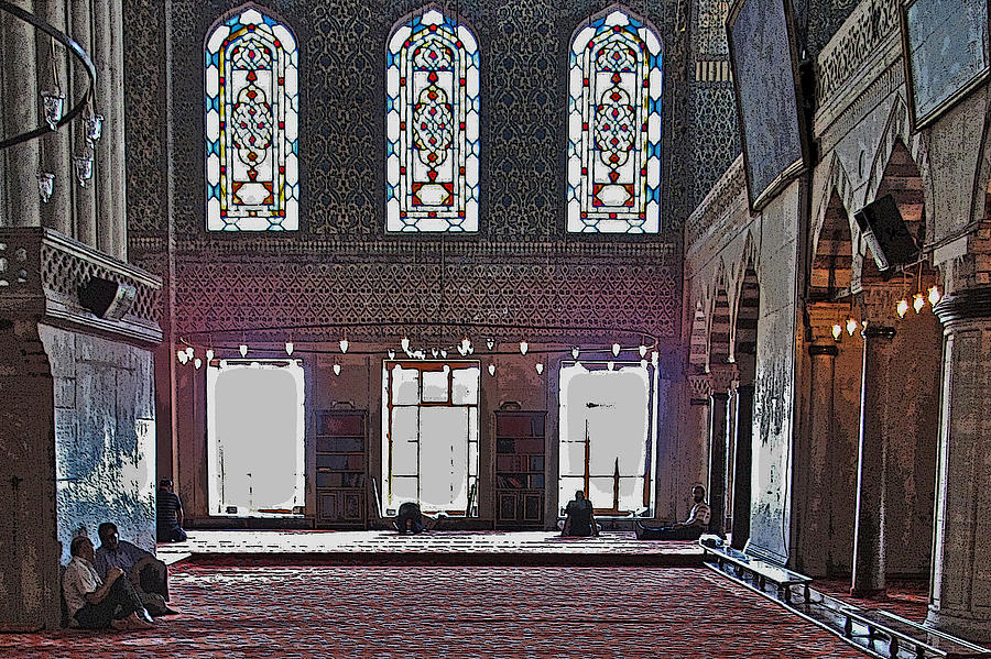 Inside The Mosque Photograph by Ian  MacDonald