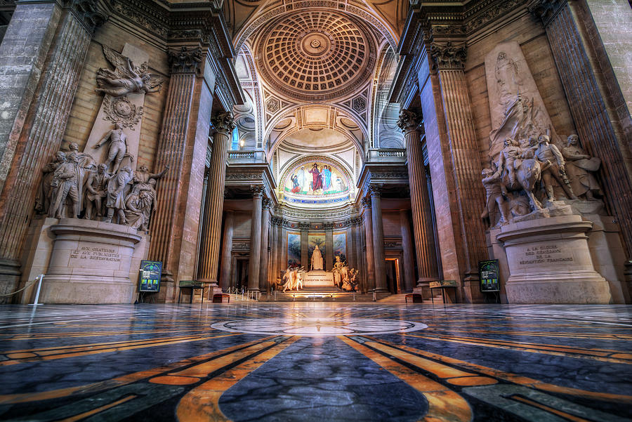 Inside The Panthéon, Paris Photograph by Joe Daniel Price