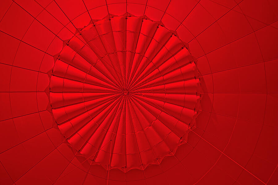 Inside the Red Balloon Photograph by David Davies