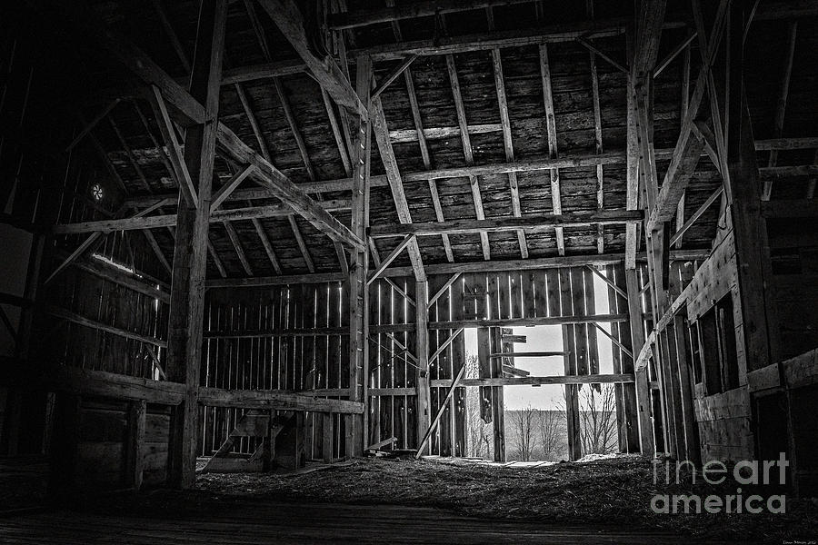 Antique Barn Photograph - Inside The Rustic Old Barn by Miss Dawn