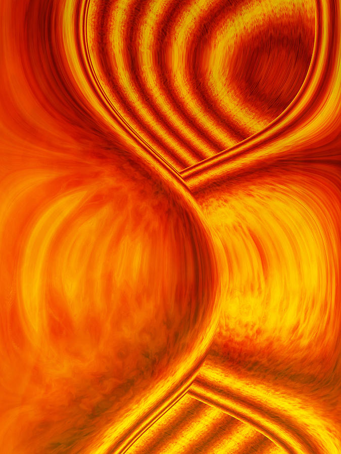 Abstract Photograph - Inside the sun  by Tom Druin