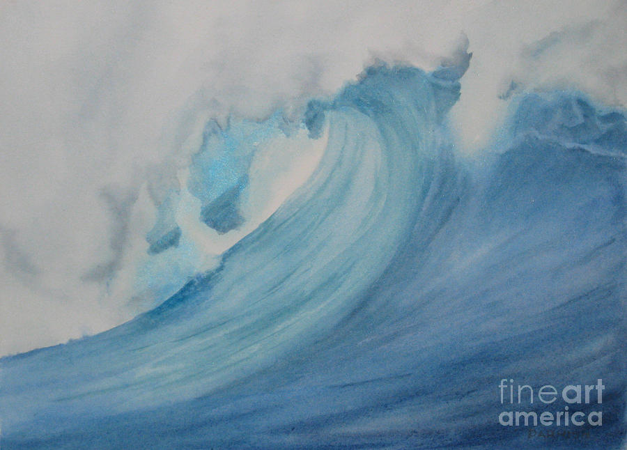 Seascape Painting - Inside View by Parrish Hirasaki Seascape Painting - Inside View by Parrish Hirasaki