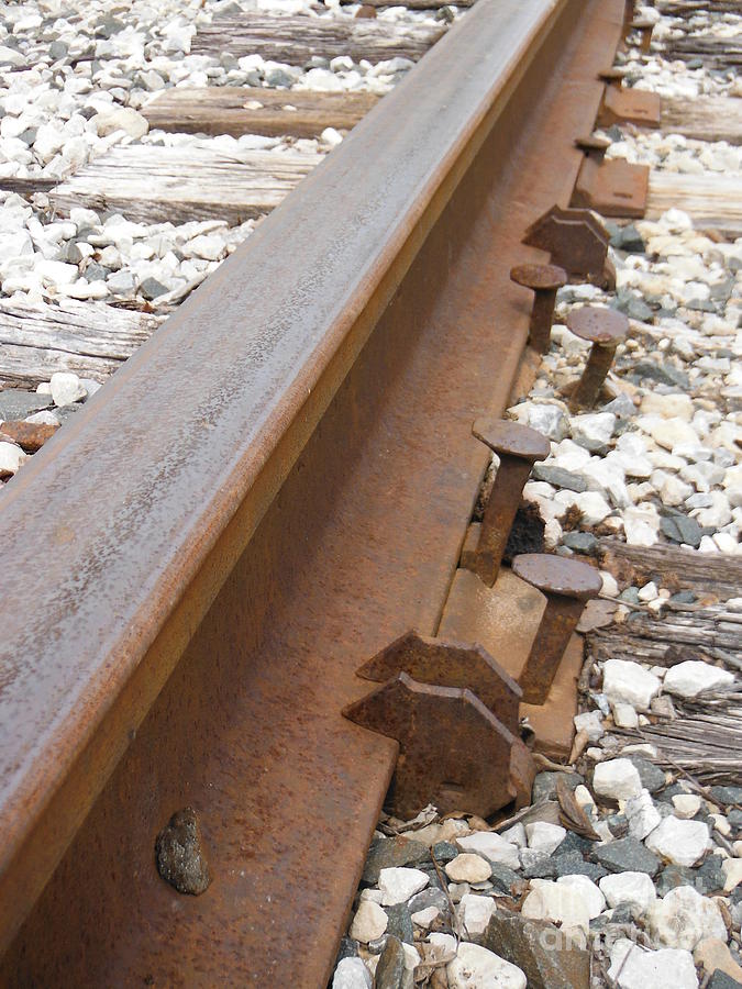 Inspection Failure Of Train Tracks 4 Photograph by Paddy Shaffer