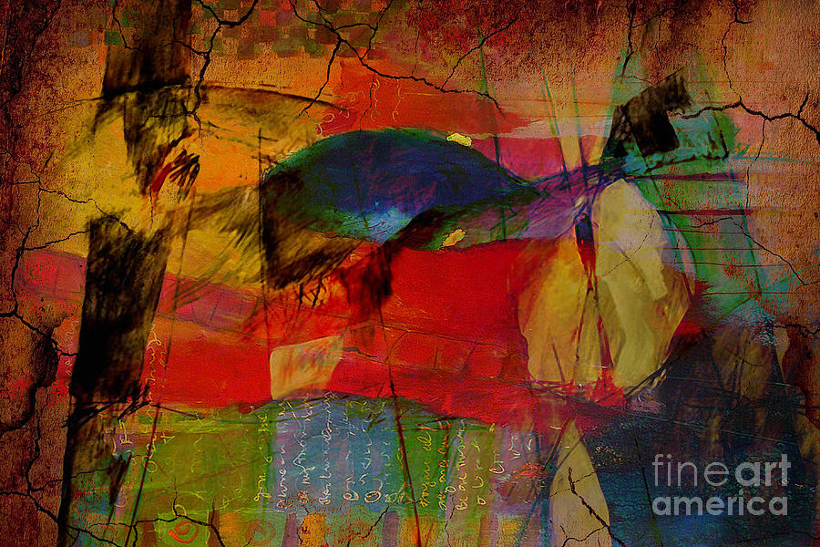 Abstract Mixed Media - Inspire by Marvin Blaine