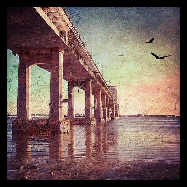 Bridge Photograph - #instagram #insearchofsunset #dailywalk by Visions Photography by LisaMarie
