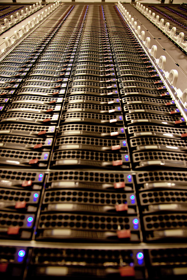 Installing Data Server Farm Photograph by Kim Steele