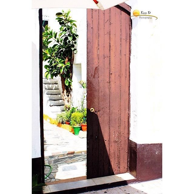 Courtyard Photograph - #instasize #doorway #door #spain by Essy Dias