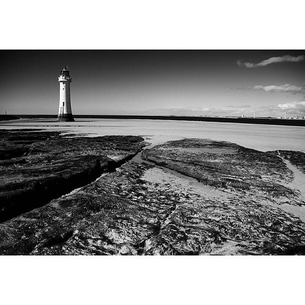 Lighthouse Photograph - #instasize #lighthouse #newbrighton by Lsl Studios