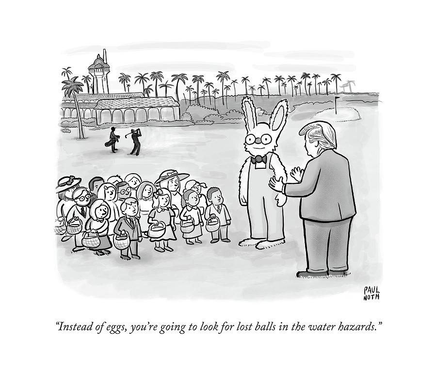 Instead Of Eggs Drawing by Paul Noth