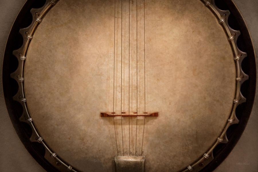 Instrument - String - I love banjos Photograph by Mike Savad