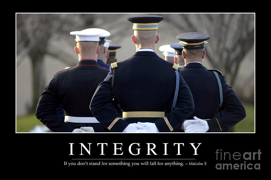 Integrity Inspirational Quote Photograph by Stocktrek Images
