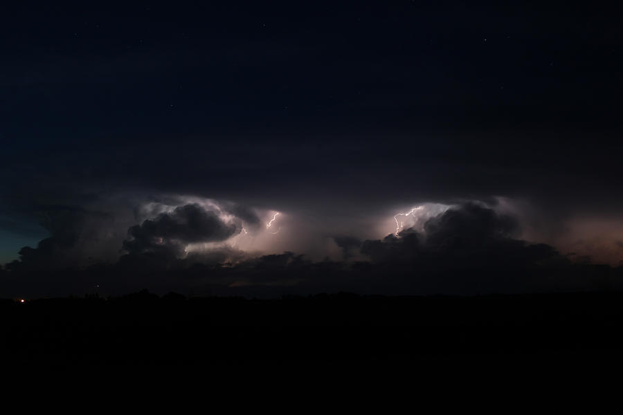 Intense Lightning Photograph by Ryan Crouse