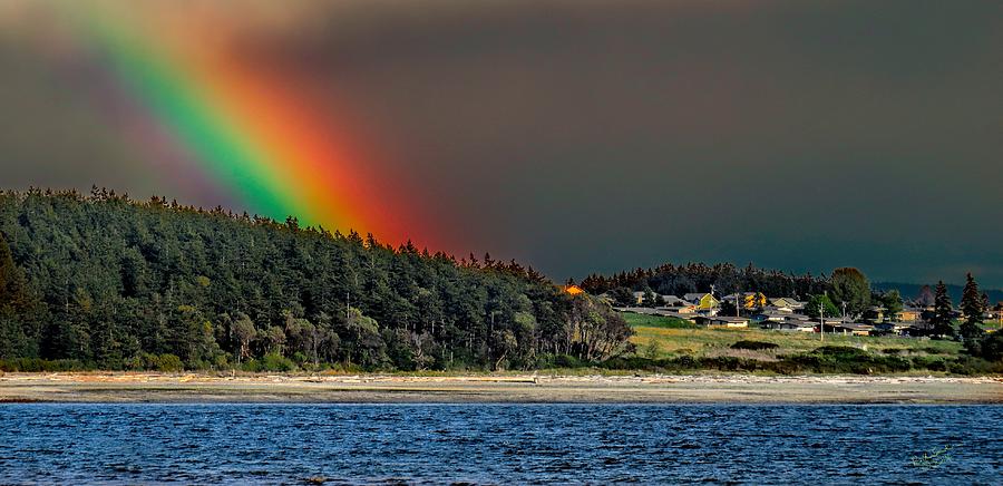 Intense Rainbow Photograph by Rick Lawler