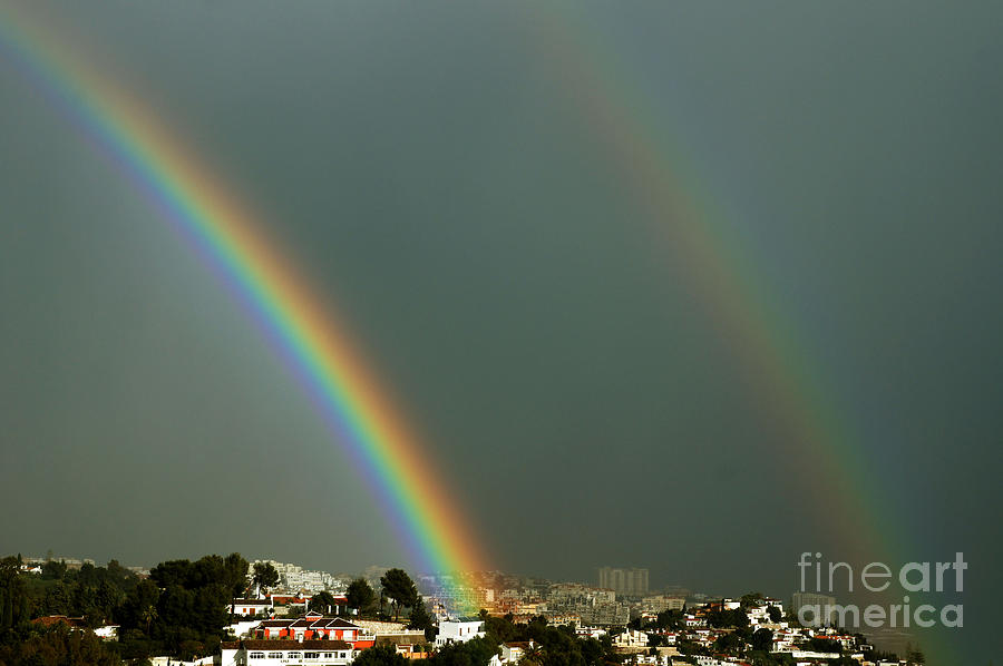 Intense rainbow Photograph by Rod Jones