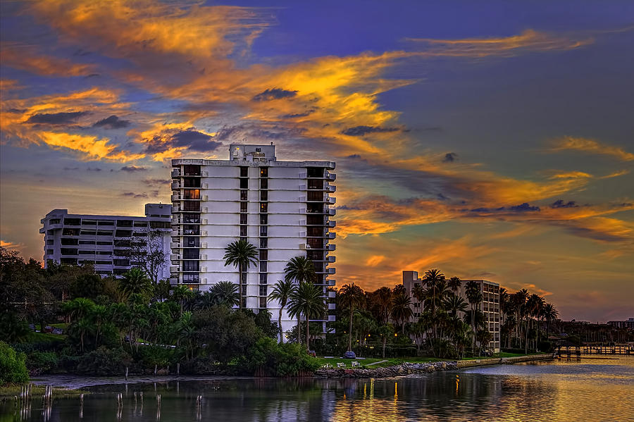 Architecture Photograph - Intercoastal Sky by Marvin Spates
