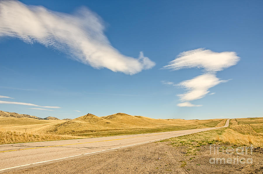 Interesting Clouds in Big Sky Country Photograph by Sue Smith