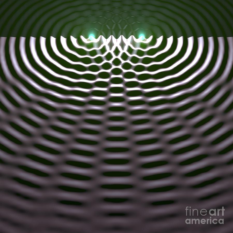 Pattern Photograph - Interference Patterns, Artwork by Russell Kightley