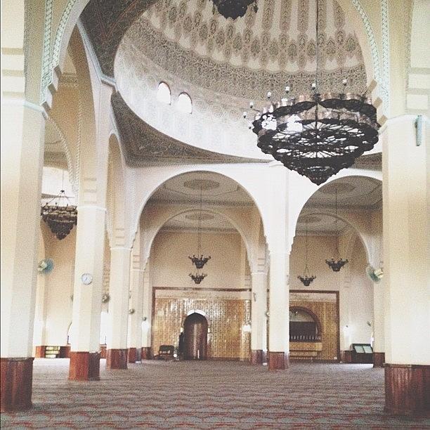 Mosque Photograph - Interior by Alison Holcomb