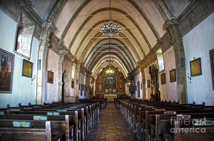 Interior Basilica Carmel Mission Photograph by RicardMN Photography