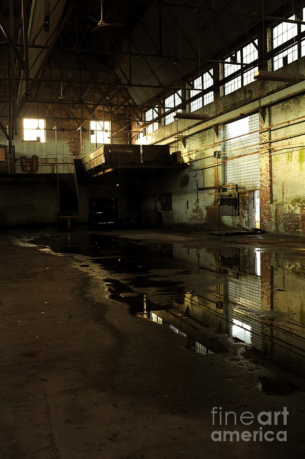 Interior Of An Abandoned Factory Photograph by HD Connelly