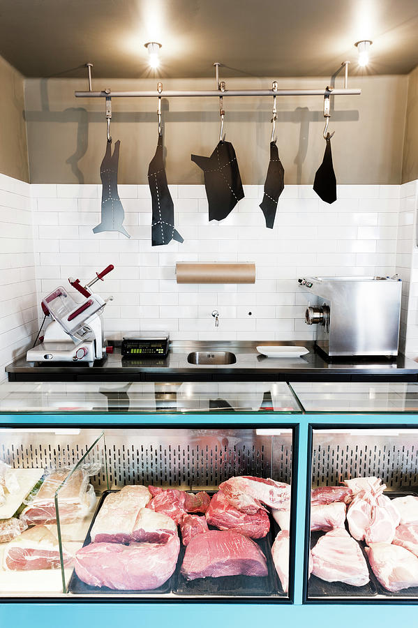 Interior Of Butcher Photograph by Johner Images
