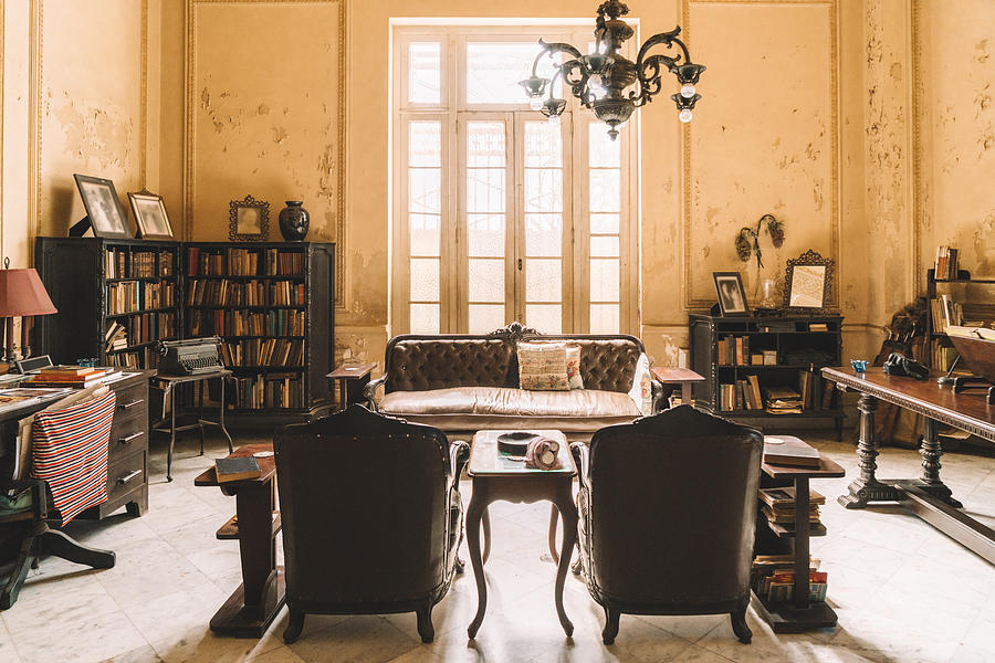 Interior of Colonial Villa in Havana Photograph by Nikada