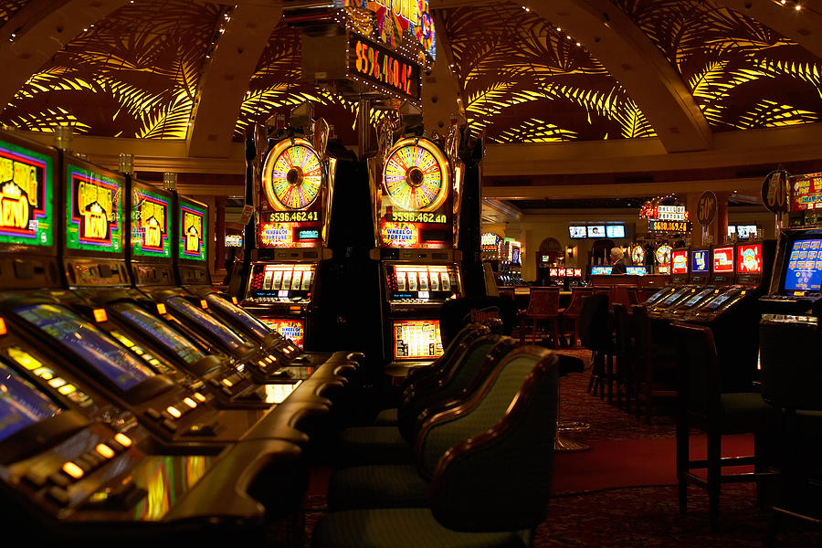 Interior of empty casino Photograph by Erik Snyder