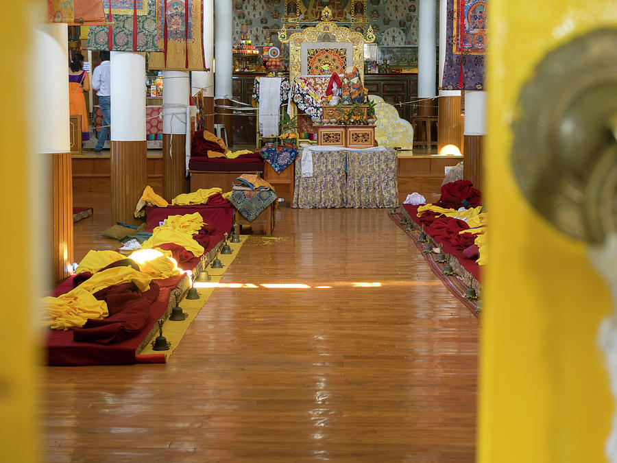 Color Image Photograph - Interior Of First Floor Temple by Panoramic Images