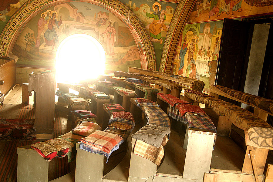 Interior of old orthodox church in Sibiu Romania Photograph by Emanuel Tanjala