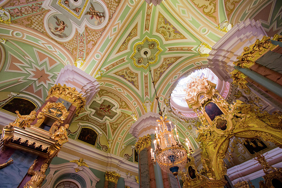 Interior Of Peter And Paul Cathedral Photograph by Holger Leue