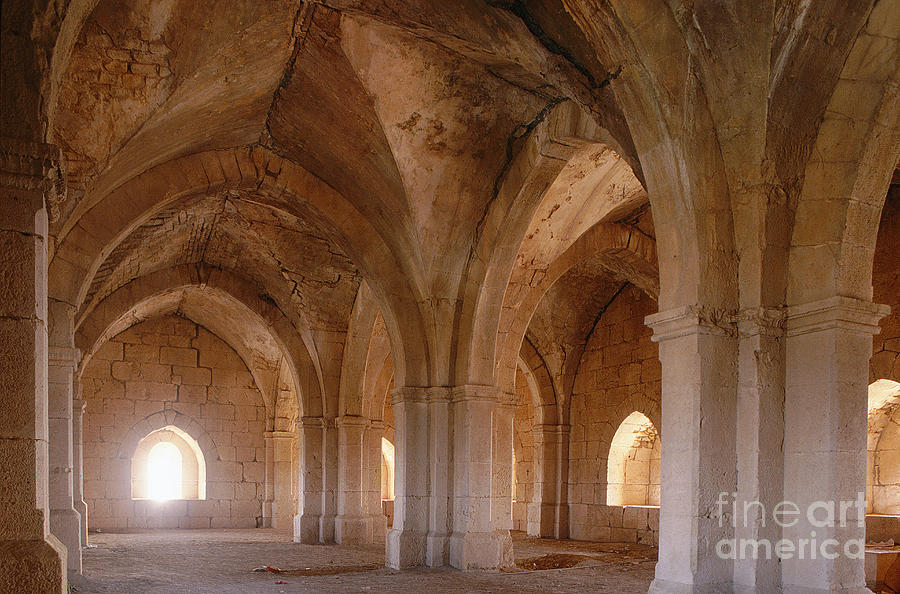 Interior Of The Chastel Blanc, Syria Photograph by Adam Sylvester