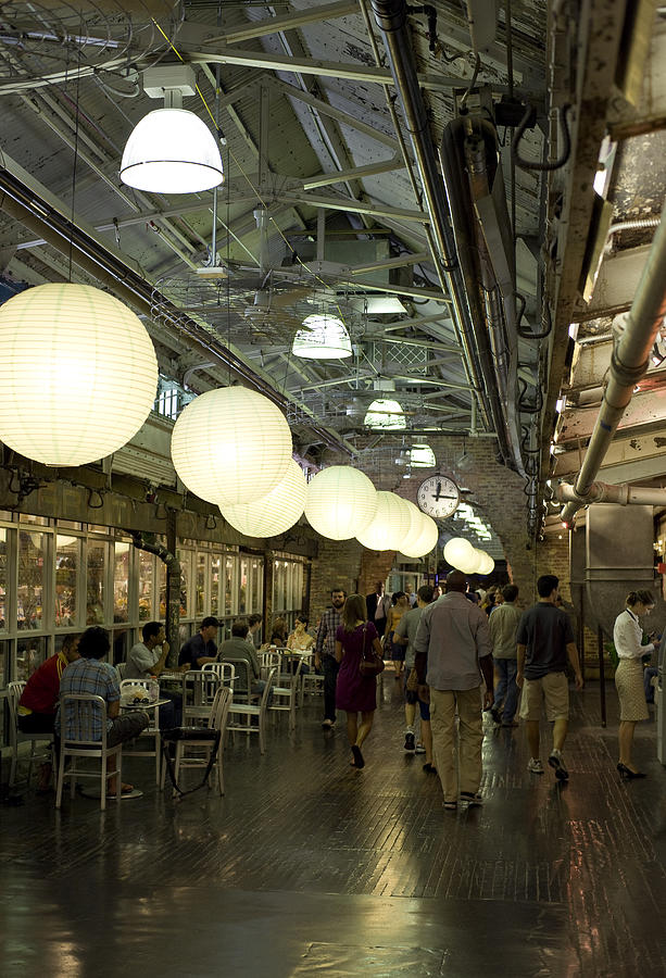 Interior Of The Chelsea Market Meat Packing District Nyc New