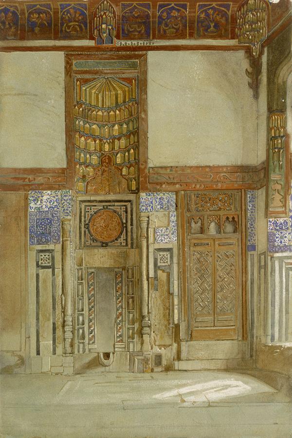 Interior Of The House Of The Mufti Drawing by Frank Dillon | Fine Art ...