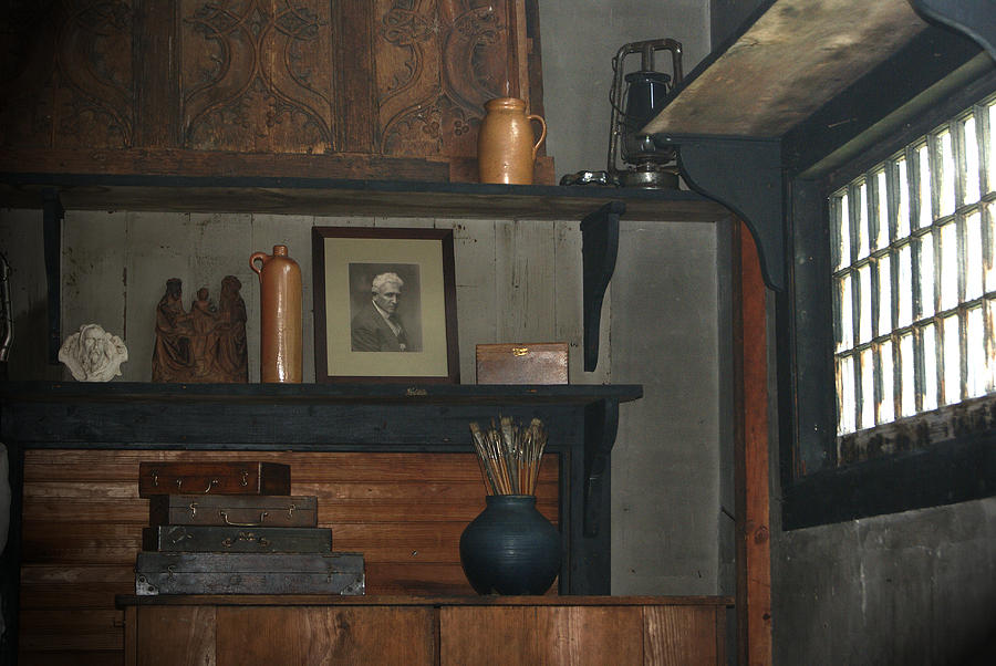 Interior of Weir Studio c  1882 Photograph by Margie Avellino