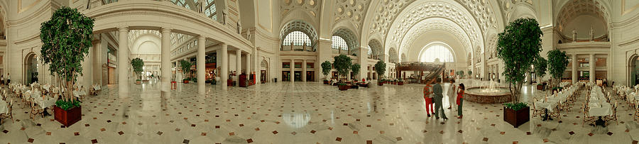 Interior Union Station Washington Dc Photograph by Panoramic Images