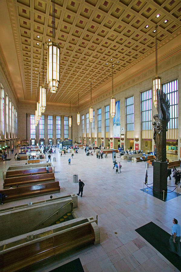 Interior View Of 30th Street Station Photograph by Panoramic Images 