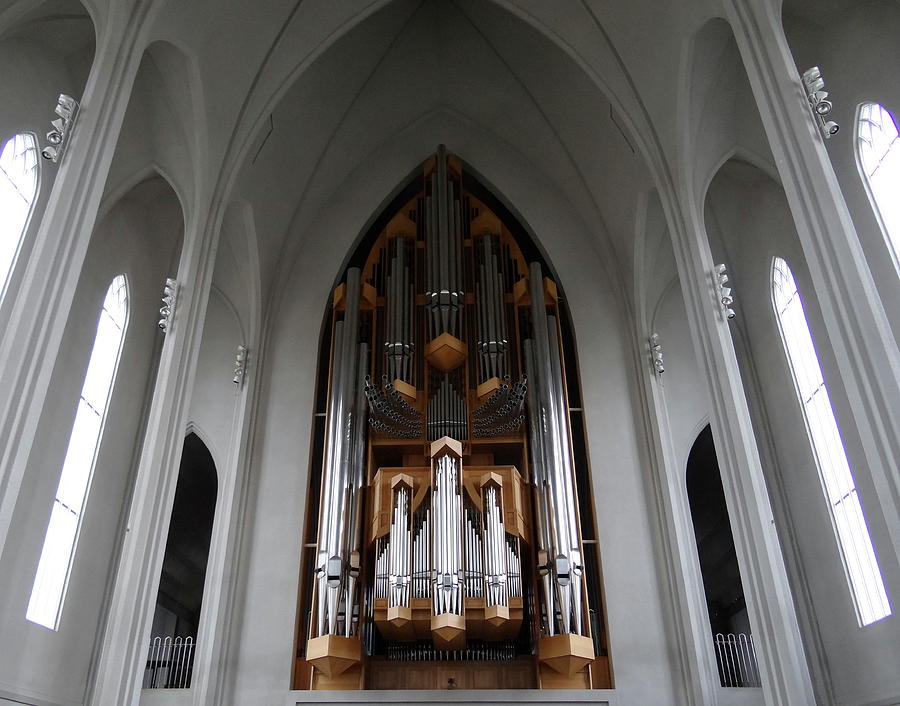 Interior View Of A Lutheran Church In Reykjavik Photograph by Rick Rosenshein