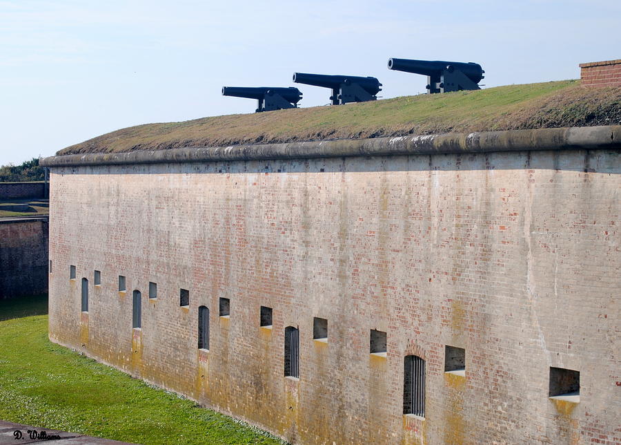 Interior Wall of Fort Macon Photograph by Dan Williams