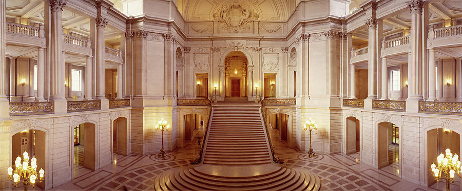Interiors Of A Government Building Photograph by Panoramic Images