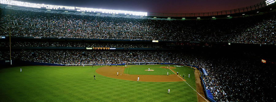 New York City Photograph - Interiors Of A Stadium, Yankee Stadium by Panoramic Images