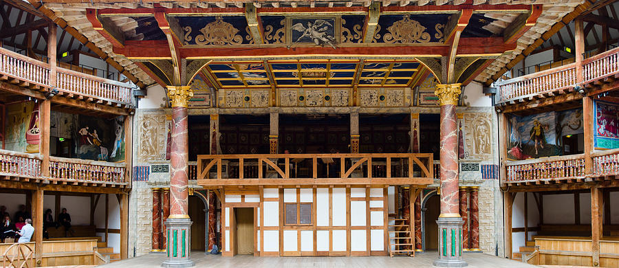 Interiors Of A Stage Theater, Globe Photograph by Panoramic Images