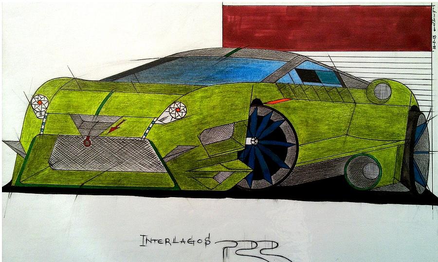 Interlagos TRR Drawing by Allexander DM - Fine Art America