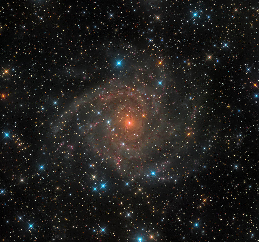 Intermediate Spiral Galaxy Ic 342 Photograph by Michael Miller