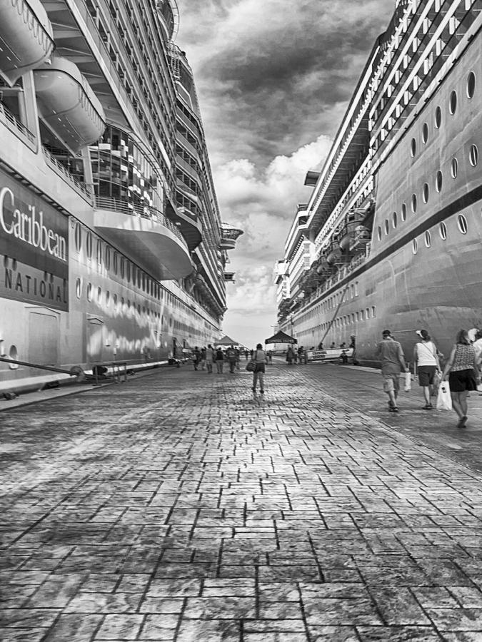 International Pier Cozumel #1 Photograph by Howard Salmon